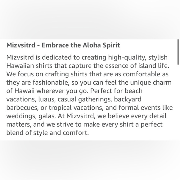 Mizvsitrd Women’s Hawaiian Floral Tropic Print Short Sleeve Soft Button Up top - Picture 10 of 11